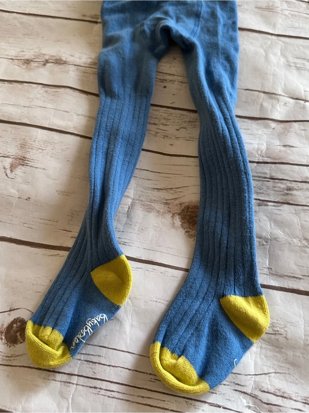 Baby Boden blue tights